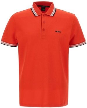 BOSS Paddy Polo Shirt - Red