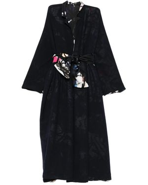 Daniela Gregis Tie-waist Coat - ブラック
