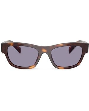 Prada Tortoiseshell-Effect Sunglasses - Brown