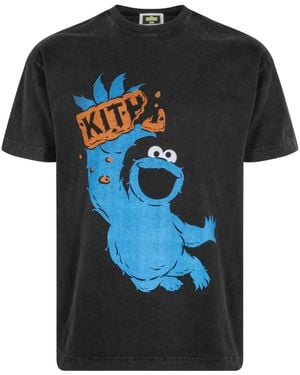 Kith Sesame Street Cookie Monster T-Shirt - Black