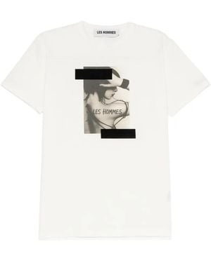 Les Hommes T-Shirt À Imprimé Graphique - White