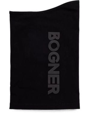 Bogner Logo-Print Snood Scarf - Black