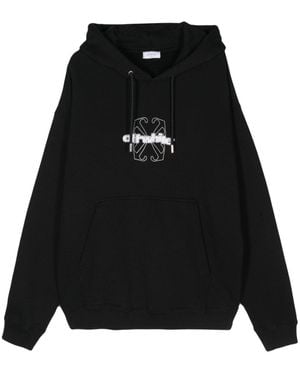 Off-White c/o Virgil Abloh ロゴ パーカー - ブラック