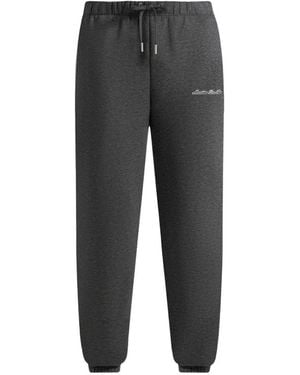 Manière De Voir Signature Regular Fit Cuffed Joggers - Black