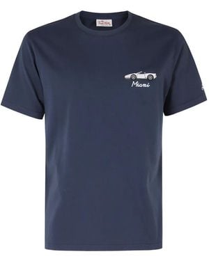MC2 Saint Barth Portofino Embroidered T-Shirt - Blue