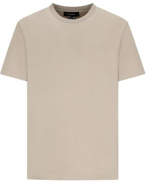 DSquared² Logo-Patch T-Shirt - Natural