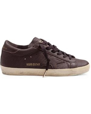 Golden Goose Super-Star Trainers - Brown