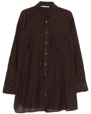 Humanoid Chest-Pocket Shirt - Brown