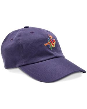 Drake's Cappello Da Baseball Tapisserie Con Ricamo - Viola