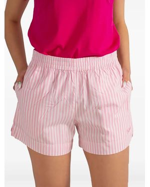 Mc2 Saint Barth Gestreifte Shorts - Pink