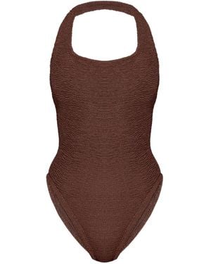 Hunza G Sandy Badeanzug - Braun