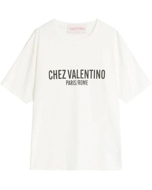 Valentino Garavani Chez-Print T-Shirt - White