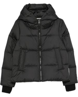 Marc O' Polo Quilted Hooded Jacket - Black