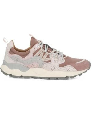 Flower Mountain Yamano 3 Paneled Sneakers - White