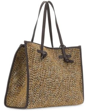 MARCELLA CLUB Marcella Bouclé-Effect Tote Bag - Natural
