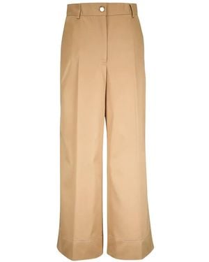 Akris Punto Chiara Palazzo Trousers - Natural