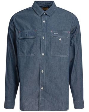 Human Made Double-Pocket Cotton Shirt - Blue
