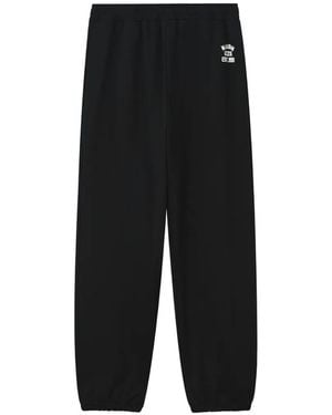 Izzue Logo-Detail Elasticated Track Pants - Black