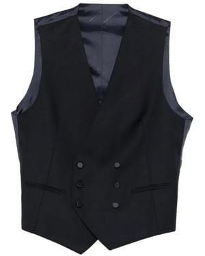 Tagliatore Double-Breasted Waistcoat - Blue