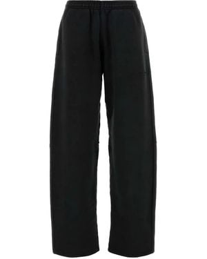 Alexander Wang Cotton Elasticated-Waist Pants - Black