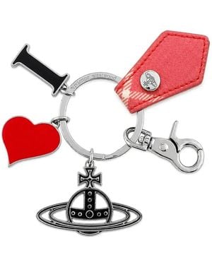 Vivienne Westwood I Love Orb Keyring - Red