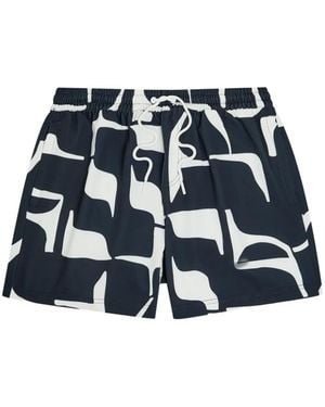 Raith Massira-Print Swim Shorts - Blue