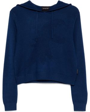 SPORT b. by agnès b. ジャカード パーカー - ブルー