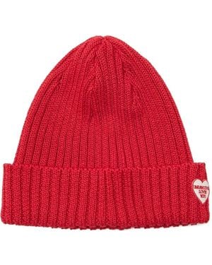 Undercover X Kijima Takayuki Logo-Patch Beanie - Red