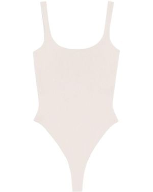 Entire studios Square-Neck Bodysuit - White