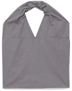 Baserange Hale Flannel Tote Bag - Grau