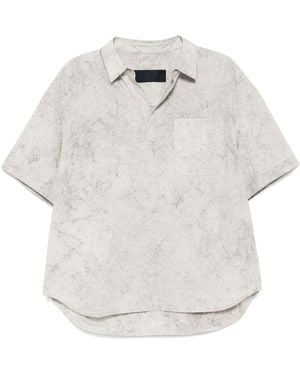 Juun.J Graphic-Print Shirt - White