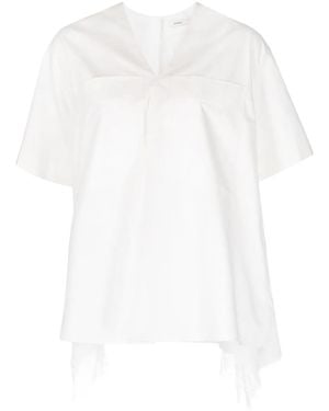 Goen.J Short Sleeve Blouse - White