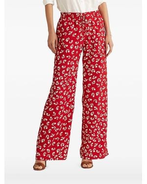 Ralph Lauren Floral Drawstring Pants - Red
