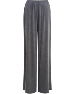 12 STOREEZ Elasticated-Waist Pants - Gray