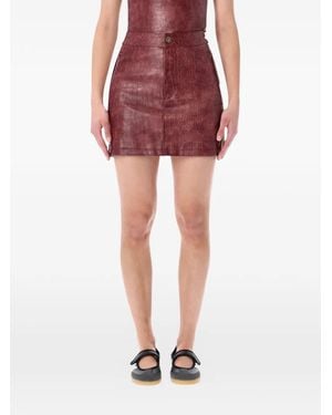 adidas Crocodile Mini Skirt - Red
