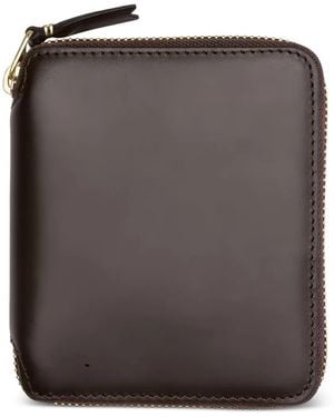 Comme des Garçons Zip-Around Leather Wallet - Brown