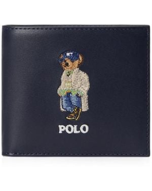 Polo Ralph Lauren Portemonnaie Mit Polo Bear - Blau