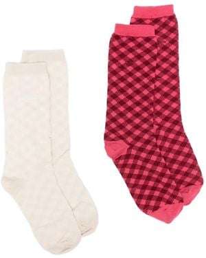 adidas X Wales Bonner Angyle Socks (Set Of Two) - Red