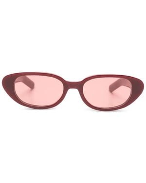 Retrosuperfuture Vega Oval-Frame Sunglasses - Pink