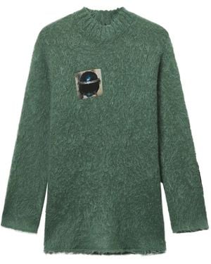 Undercover Patch Sweater - Green