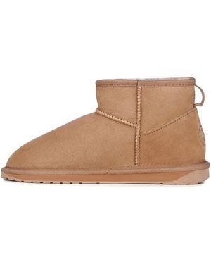 EMU Sheepskin Slip-On Snow Boots - Brown