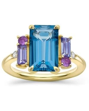 Dinny Hall 9K Charli Multi-Stone Ring - Blue