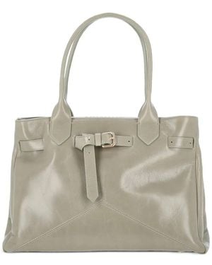 Ballantyne Kate Buckled Tote Bag - Natural