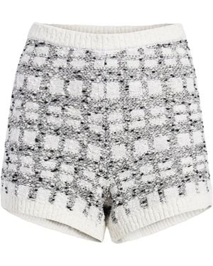 Cinq À Sept Adalee Bouclé Shorts - White