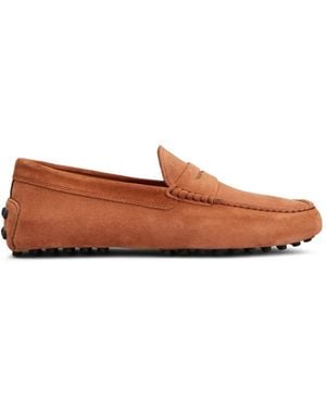 Tod's Gommino Loafer Aus Wildleder - Braun