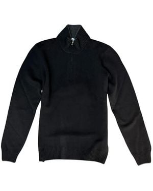 Gran Sasso Pullover Mit Kurzem Reißverschluss - Blau