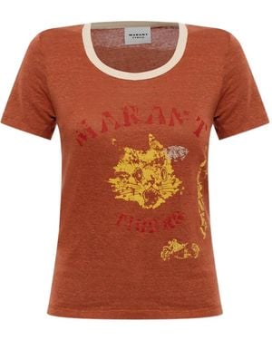 Isabel Marant Kiliann T-Shirt - Orange