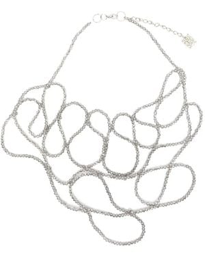 Panicale Collier À Perles - White