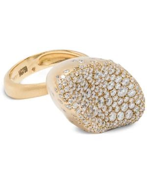 Nada Ghazal Bague En 18Ct Ornée De Diamants - Métallisé