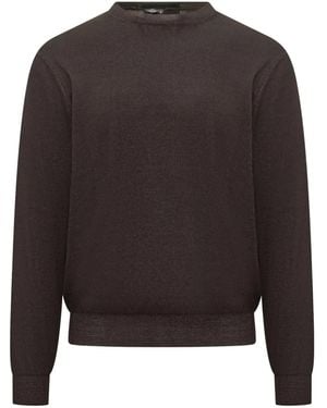 FILIPPO DE LAURENTIIS Crew-Neck Jumper - Grey